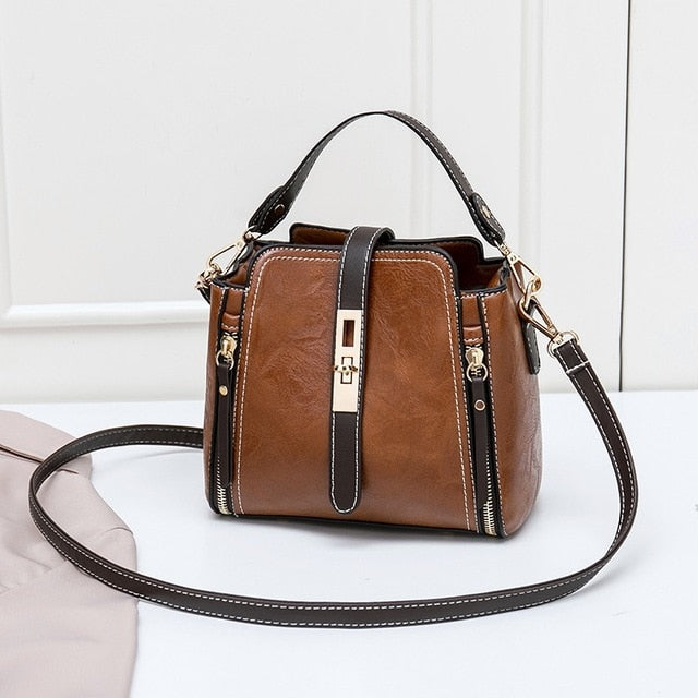 DIDABEAR Women's bag Women Leather Handbags Vintage Lady Hand Bags Women messenger Shoulder bag Small Purse Sac A Main Bolsa