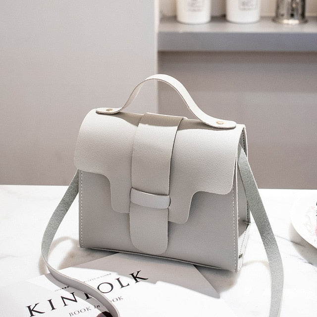 Small Handbag Crossbody Bags for Women Girls 2019 Summer Pink Black Leather Flap Ladies Hand Messenger Bag Mini Purses Bolsa